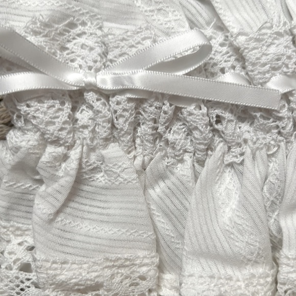 NWT Rococo Classic Lolita Jacquard Bonnet White - Picture 5 of 6